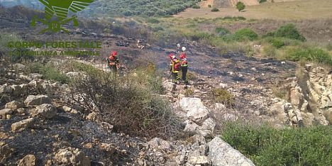 Domate le fiamme a Loiri Porto San Paolo ed a Serrenti