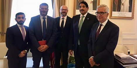 Pigliaru incontra l´ambasciatore del Qatar